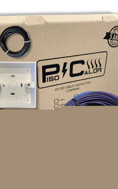 Kit de 2750w con termostato electrónico con sensor de piso